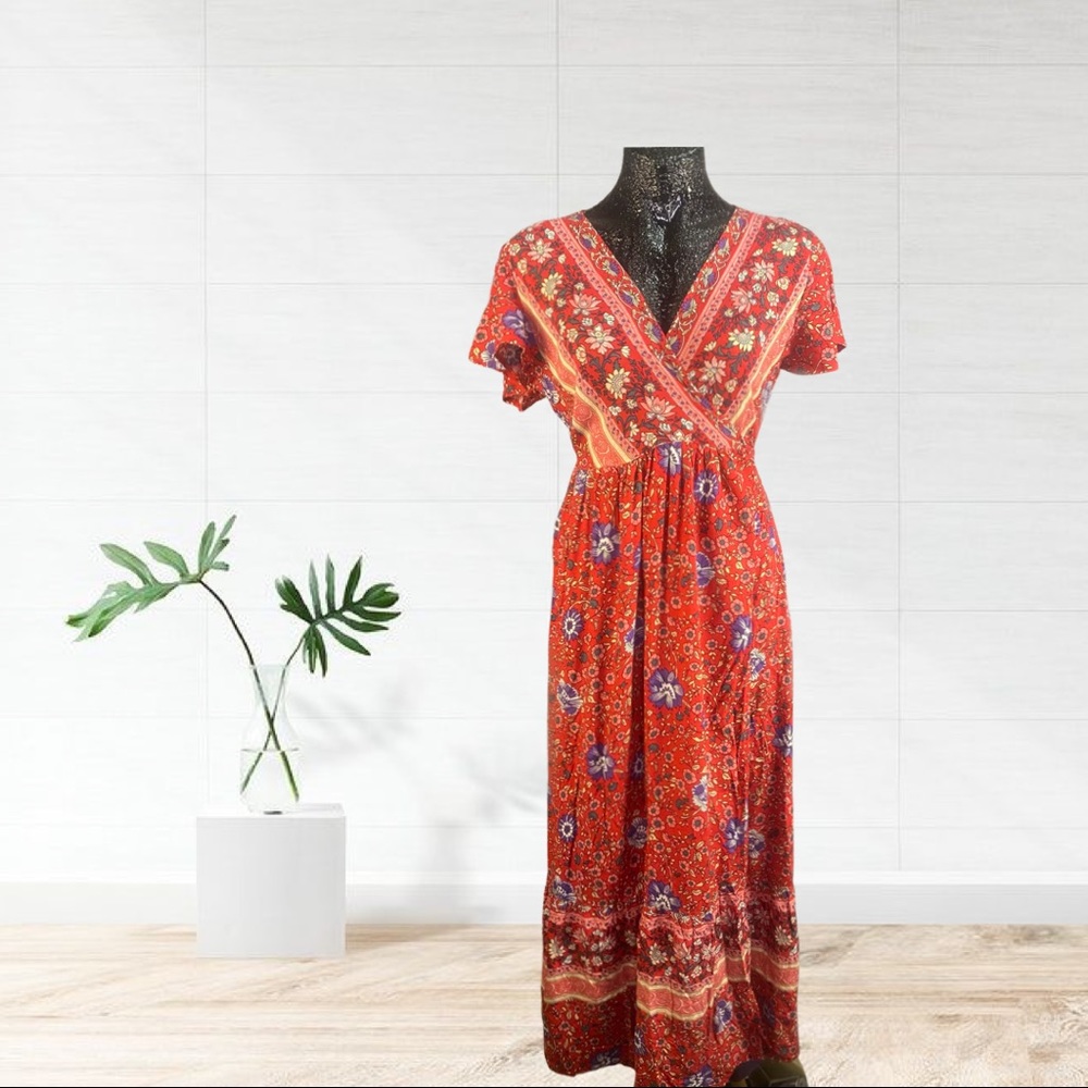Boho Wrap Dress